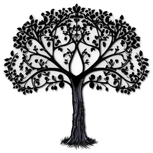 Gothic Black Trees Png Qkc42 PNG Image