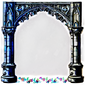 Gothic Cathedral Arch Png Yrb PNG Image