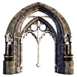 Gothic Cathedral Windows PNG atv PNG image with transparent background