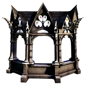 Gothic Church Altar Png 06242024 PNG Image