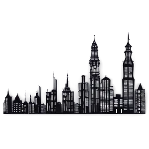 Gothic City Skyline Png Jyi19 PNG Image