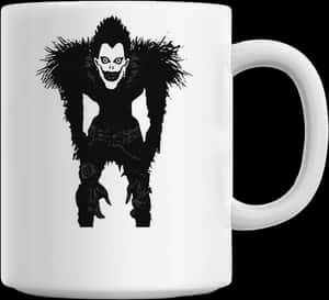 Gothic Creature Printed Mug PNG image with transparent background