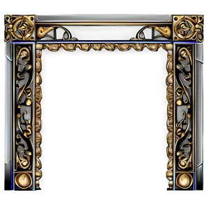 Gothic Frame Outline Png 20 PNG Image