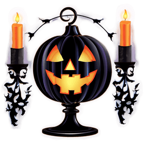 Gothic Halloween Decor PNG rul PNG