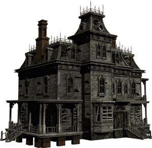 Old House - Haunted House Png, Transparent Png PNG