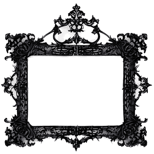 Gothic Picture Frame PNG 05042024 PNG