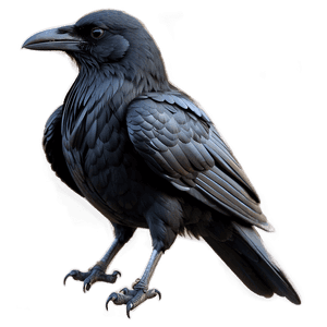 Gothic Raven PNG ush9 PNG image with transparent background