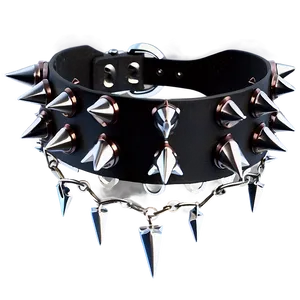 Gothic Style Spiked Choker Png Hfa5 PNG Image