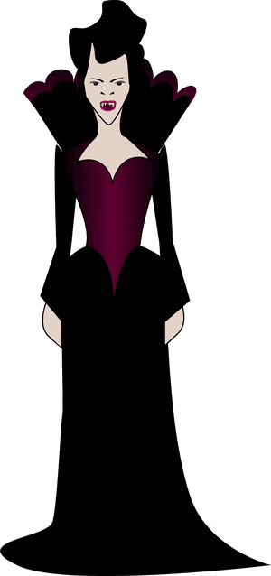 Lady Vampire Clip Arts - Vampire Girl Clipart, HD Png Download PNG image with transparent background
