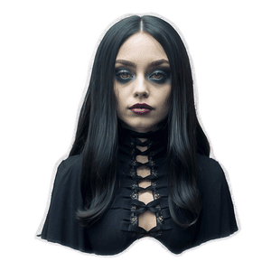 Gothic Wednesday Illustration PNG 25 PNG image with transparent background