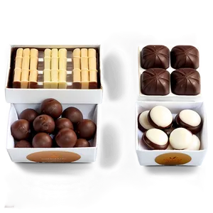 Gourmet Chocolate Assortment Png Qtr74 PNG Image