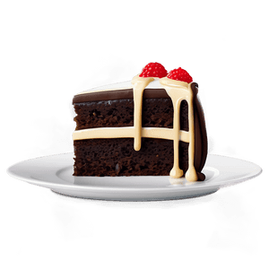 Gourmet Chocolate Cake PNG lrq PNG with transparent background