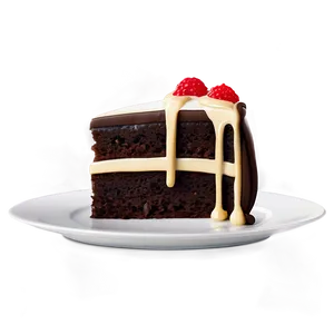 Gourmet Chocolate Cake Png Lrq PNG Image