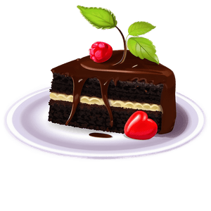 Gourmet Chocolate Cake PNG miq43 PNG with transparent background