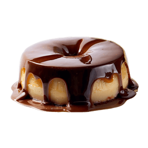 Gourmet Chocolate Flan Recipe PNG dbs PNG with transparent background