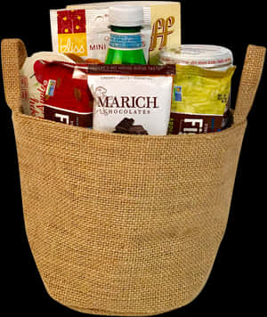 Transparent Wicker Basket Png - Gift Basket, Png Download PNG