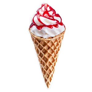 Gourmet Waffle Cone Png Rit46 PNG Image