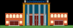 Government Building Illustration PNG image with transparent background