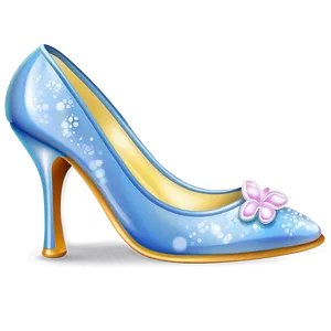 Graceful Cinderella Shoe Illustration Png 5 PNG Image