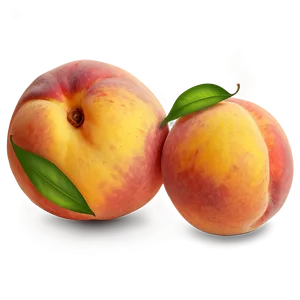 Graceful Peach Element Png 06252024 PNG Image