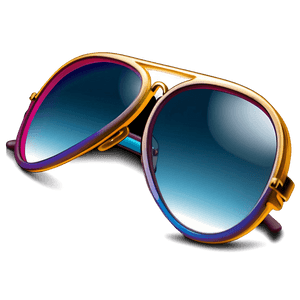 Gradient Aviator Sunglasses PNG uod30 PNG with transparent background
