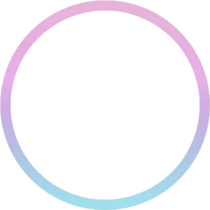 Gradient Circle Outline Graphic PNG Image