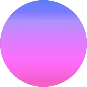 Gradient Purple Pink Circle PNG Image