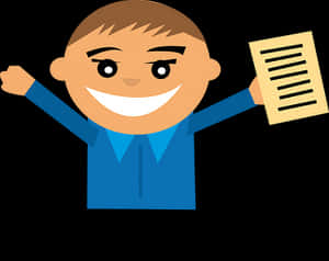 Graduate Cartoon Celebration PNG image with transparent background