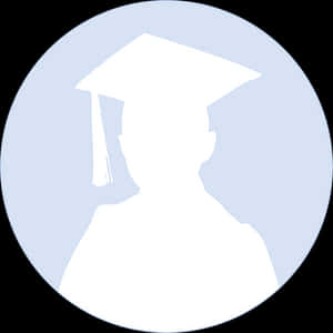 Graduate Silhouette Icon PNG image with transparent background