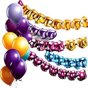 Graduation Balloon Garland Designs Png 06282024 PNG Image