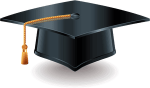 Square Academic Cap Diploma Graduation Ceremony Stock - Vector Graduation Hat Png, Transparent Png PNG image with transparent background
