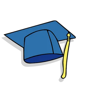 Graduation Cap Icon PNG Image