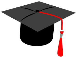 Graduation Cap Icon PNG image with transparent background