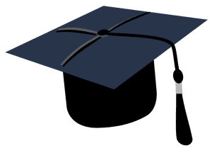 Graduation Cap Icon PNG image with transparent background