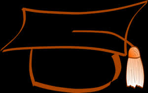 Graduation Cap Vector Art PNG image with transparent background