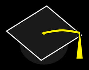 Graduation Cap Vector Illustration PNG image with transparent background