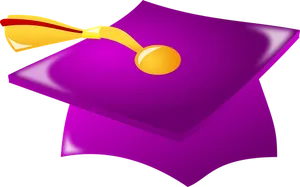 Graduation Cap Vector Illustration PNG Image