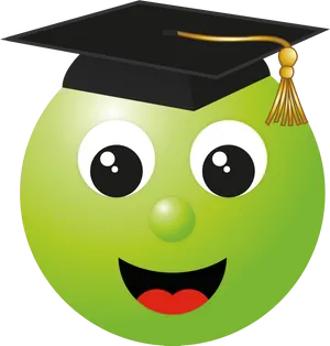 Graduation Emojiwith Cap.png PNG Image