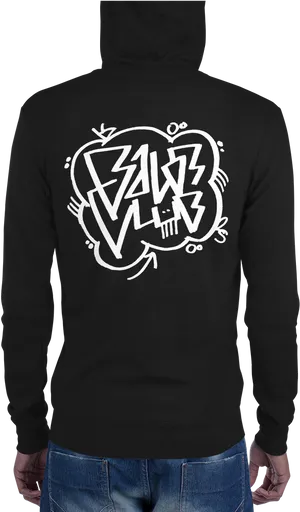 Graffiti Heart Design Hoodie PNG Image