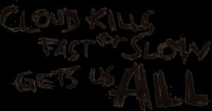 Graffiti_ Message_ Dark_ Background PNG image with transparent background