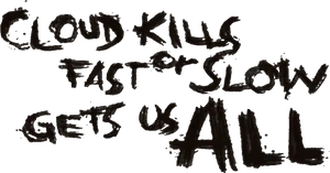 Graffiti_ Message_ Dark_ Background PNG Image