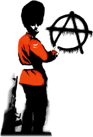 Graffiti Transparent Background - Banksy Anarchist, HD Png Download PNG image with transparent background