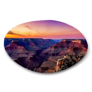 Grand Canyon Sunset Silhouette Png Jsq49 PNG Image