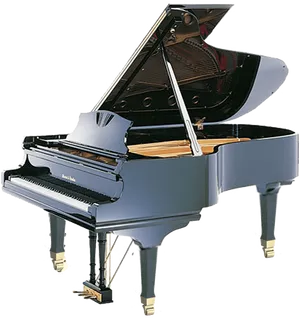 Grand Piano Elegance PNG Image