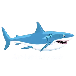 Grandpa Shark With Mustache Png Ibu PNG Image