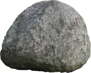 Granite Boulder Isolated PNG Image