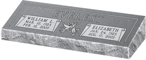 Granite Gravestone Everest Family PNG image with transparent background