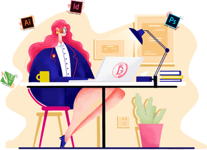 Graphic Designer - Illustration, HD Png Download PNG