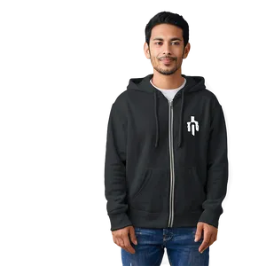 Graphic Zip Up Hoodie Png 06292024 PNG Image