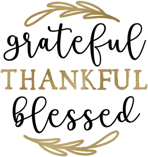 Thankful Grateful Blessed Transparent, HD Png Download PNG image with transparent background